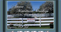 Desktop Screenshot of amoredonkeys.com