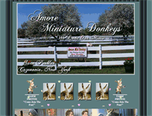 Tablet Screenshot of amoredonkeys.com